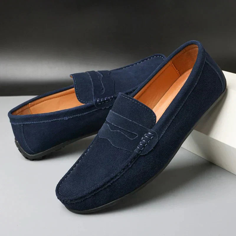 Richi| Mocasines Retro de Ante para Hombre
