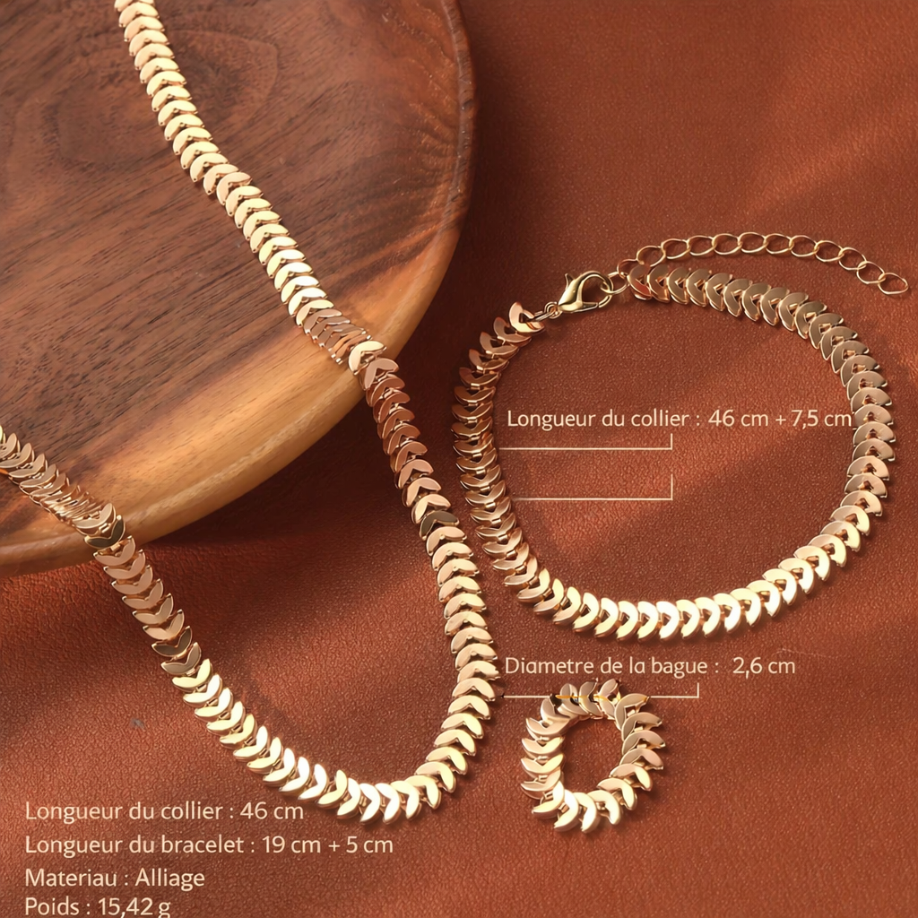 Madeleine | Conjunto de Joyas Elegante Atemporal