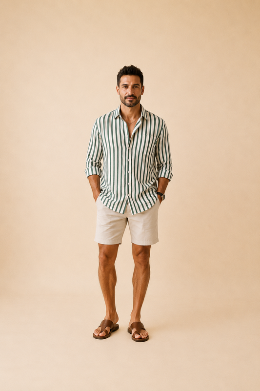 IGNACIO | CAMISA ELEGANTE A RAYAS — imagen adicional sin color verificado