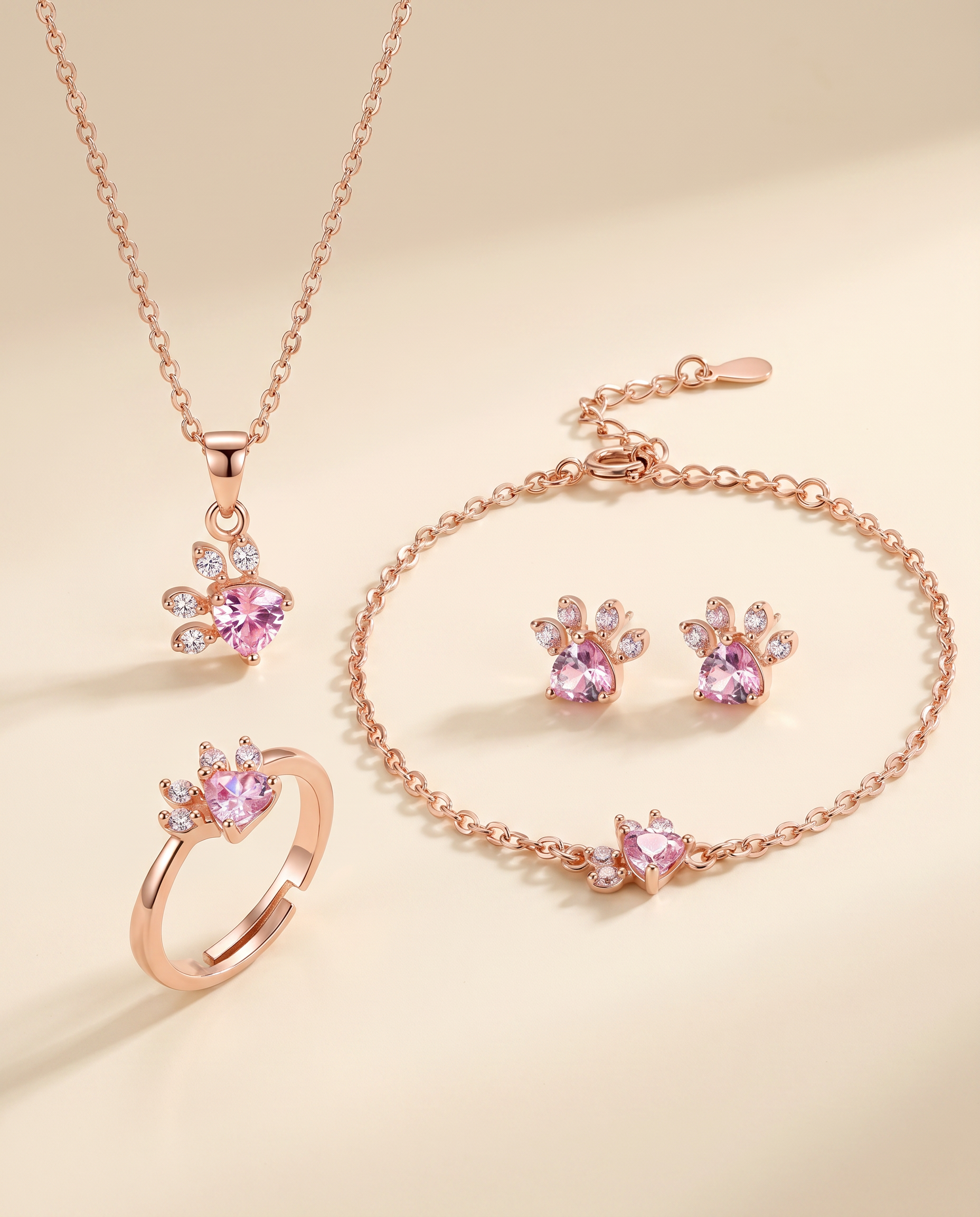 Amanda | Conjunto de joyas 4 piezas