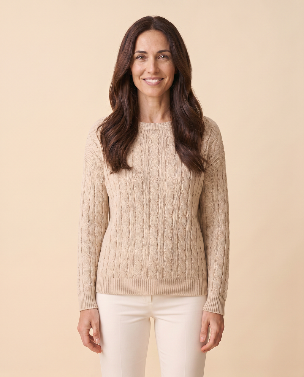 Ligia - Jersey de punto trenzado - Valeria Leal