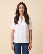 Margare - Blusa chic escote V - Valeria Leal