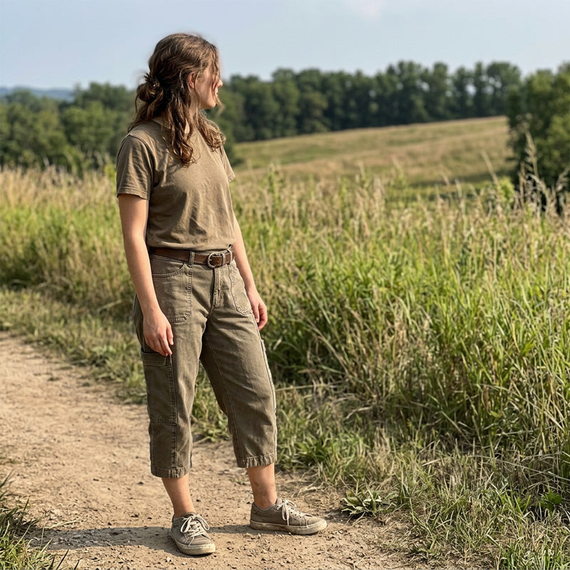 −50% por tiempo limitado⏰👖PANTALÓN CARGO CAPRI PARA MUJER | CÓMODO Y VERSÁTIL CON MÚLTIPLES BOLSILLOS