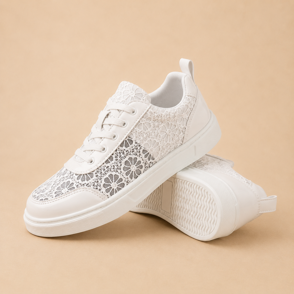 Alba™ | ZAPATILLAS DE ENCAJE FLORAL